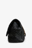 Pre-Loved Chanel™ 2017/18 Black Calfskin Leather Airline XXL Single Flap Bag