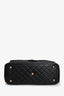 Pre-Loved Chanel™ 2017/18 Black Calfskin Leather Airline XXL Single Flap Bag