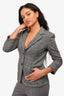 The Row Grey 3/4 Sleeve Blazer Size S (As Is)