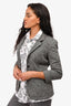 The Row Grey 3/4 Sleeve Blazer Size S (As Is)