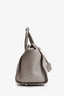 Saint Laurent Grey Leather Y Cabas Small Top Handle With Strap (As Is)