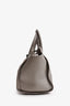 Saint Laurent Grey Leather Y Cabas Small Top Handle With Strap (As Is)