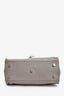 Saint Laurent Grey Leather Y Cabas Small Top Handle With Strap (As Is)