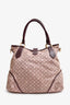 Louis Vuitton 2010 Burgundy Canvas Idylle Elegie Top Handle With Strap