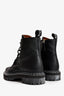 Proenza Schouler Black Leather Lace-Up Combat Boots Size 40