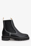 Proenza Schouler Black Leather Chelsea Boots Size 40