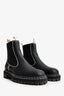 Proenza Schouler Black Leather Chelsea Boots Size 40