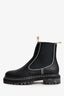 Proenza Schouler Black Leather Chelsea Boots Size 40