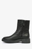 Vince Black Leather "Kady" Ankle Boots Size 37.5