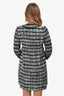 Marc Jacobs Black/White Tweed Long Coat Size 4