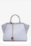 Fendi Grey Leather 3Jours Bag with Strap