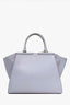 Fendi Grey Leather 3Jours Bag with Strap