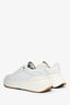 Bottega Veneta White Leather Speedster Sneakers Size 40 Mens