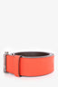 Louis Vuitton Red Leather Belt Size 90.36