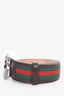 Gucci Black Web Canvas GG Buckle Belt Size 95.38