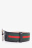 Gucci Black Web Canvas GG Buckle Belt Size 85.34