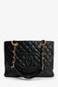 Pre-Loved Chanel™ 2008/09 Black Caviar Leather Grand Shopping Tote