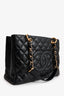 Pre-Loved Chanel™ 2008/09 Black Caviar Leather Grand Shopping Tote