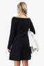 3.1 Phillip Lim Black Ruffled Long Sleeve Mini Dress Size M