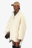 Khrisjoy Cream Teddy Zip-Up Coat Size 1