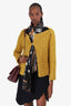 Diane von Furstenberg Yellow Mohair Open Cardigan Size S