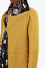 Diane von Furstenberg Yellow Mohair Open Cardigan Size S