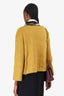 Diane von Furstenberg Yellow Mohair Open Cardigan Size S