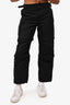 Wardrobe NYC Black High Waisted Cargo Pants Size 25