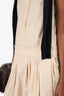 Prada Beige Pleated Sleeveless Mini Dress Size 42