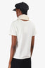 Christian Dior White JAdior Fringe T-Shirt Size XS