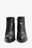 Alexander Wang Black Leather Gabi Ankle Boots Size 37.5