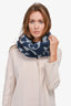 Louis Vuitton Navy Wool Monogram Snood Scarf