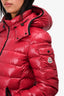 Moncler Maroon Baby Giubbotto Detachable Hood Jacket Size 1