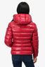 Moncler Maroon Baby Giubbotto Detachable Hood Jacket Size 1