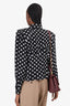 Dolce & Gabbana Black/White Polka Dot Blouse Size 42