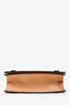 Chloe Brown Leather Ora Medium Crossbody Bag With Chain