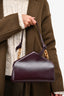 Bottega Veneta Burgundy Leather Tip Top Handle Bag