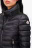 Moncler Black Agape Giubbotto Cinch Waist Zip Up Down Jacket Size 00