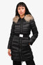 Moncler Black Tinuviel Giubbotto Fox Fur Hooded Down Coat Size 00