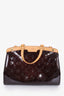 Louis Vuitton Burgundy Vernis Leather Brea Top Handle with Strap