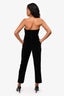 Blaze Milano Black Velvet Jumpsuit Size 2