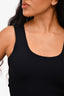 Vince Black Ribbed Tank Top Size XS