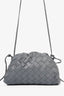 Bottega Veneta Grey Leather 'The Mini' Pouch Bag