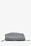 Bottega Veneta Grey Leather 'The Mini' Pouch Bag