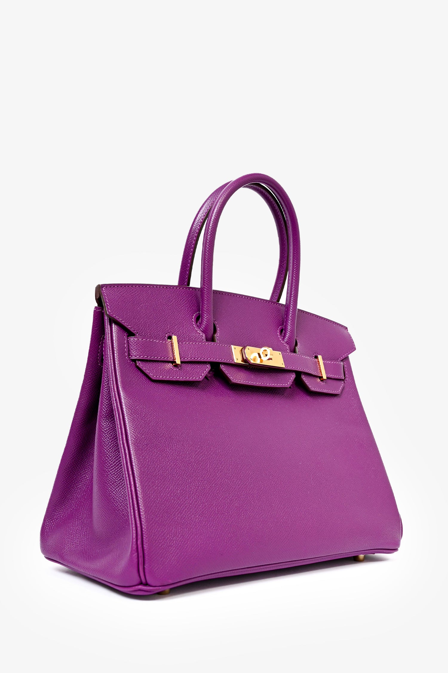 Hermes 2014 Anemone Purple Epsom Leather Birkin 30 Mine Yours