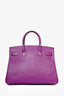 Hermès 2014 Anemone Purple Epsom Leather Birkin 30