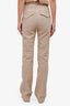 Bottega Veneta Beige Straight Leg Pants Size 36