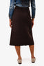 Haider Ackermann Brown Wool Wrap Midi Skirt est Size S