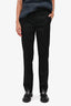 Bottega Veneta Black Straight Leg Pants Size 38