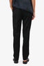 Bottega Veneta Black Straight Leg Pants Size 38